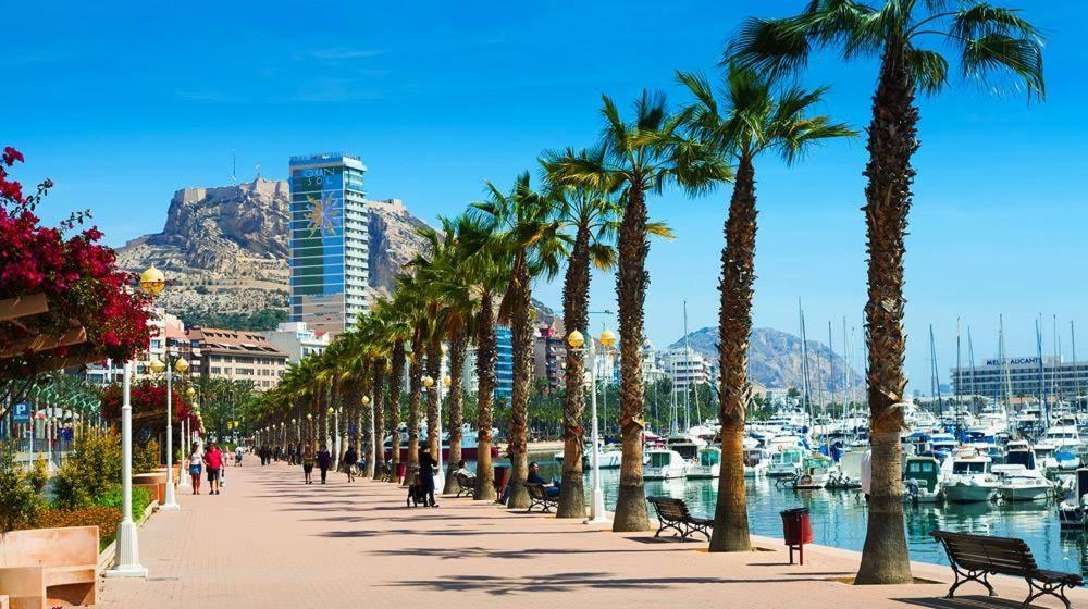 35-3- Комната В Квартире Для Семьи От 1 До 4 Человек В Центре Аликанте Alicante Kültér fotó